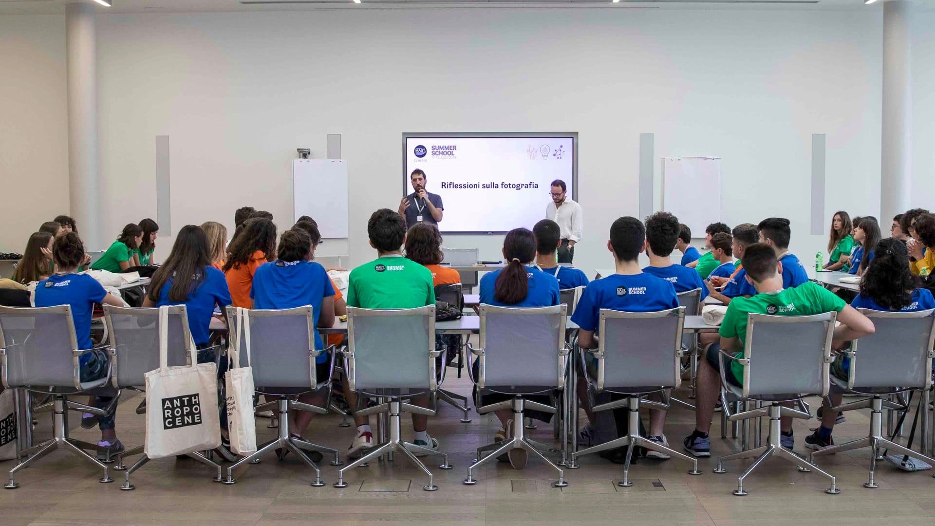 Una lezione della Summer School nell’aula più grande